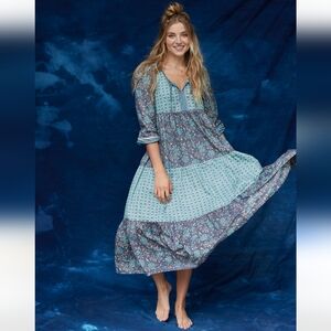 BNWT! AE mixed print midi dress